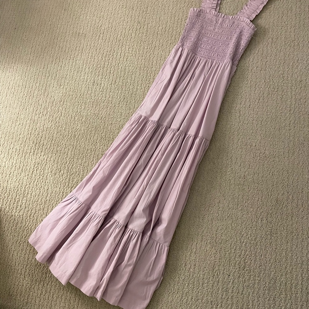 Abercrombie Smocked Bodice Easy Maxi Dress